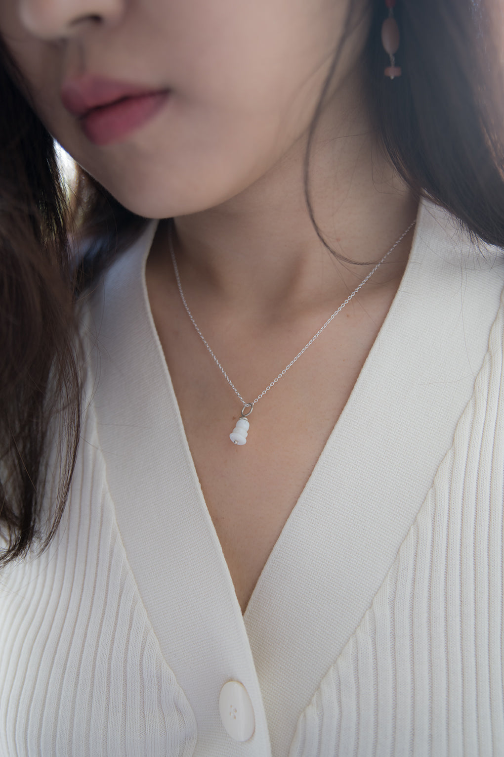 Amber and Opal Kette
