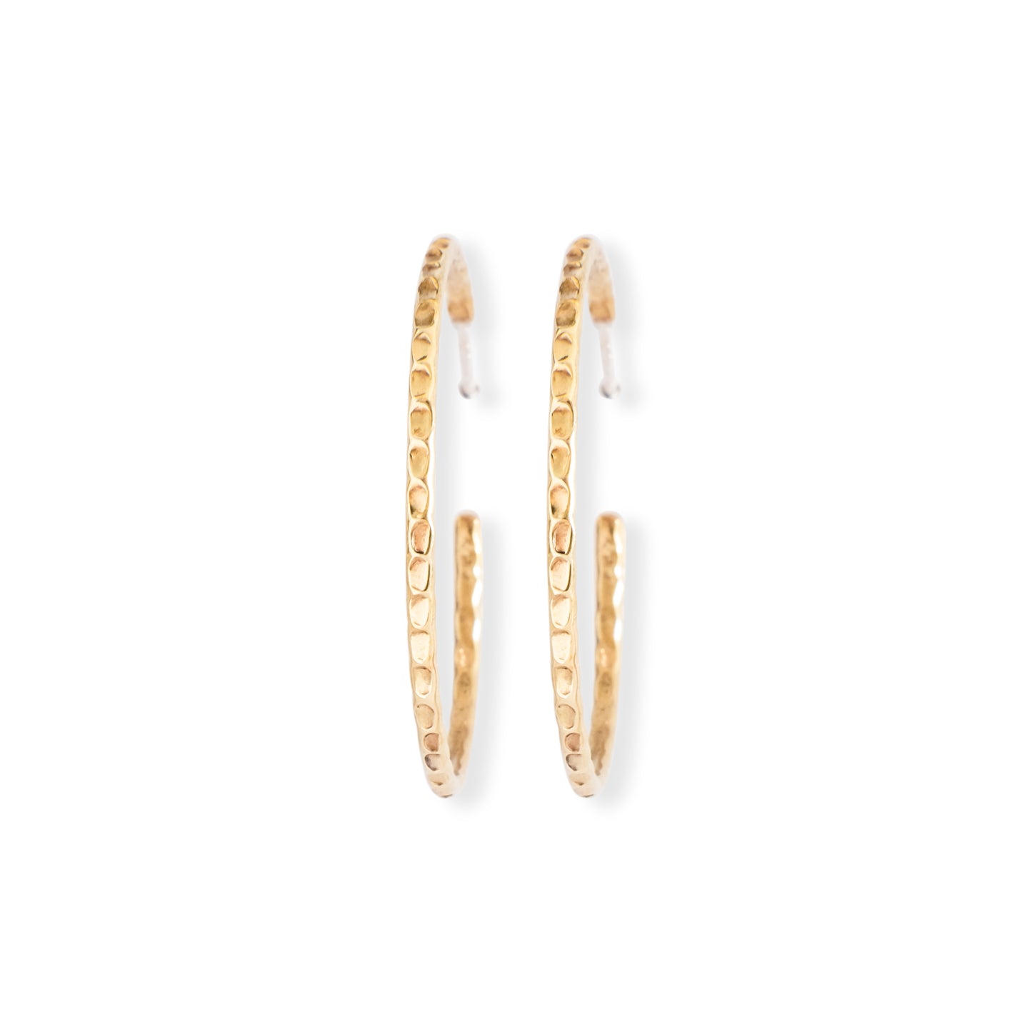Hammered Thin Hoops Big