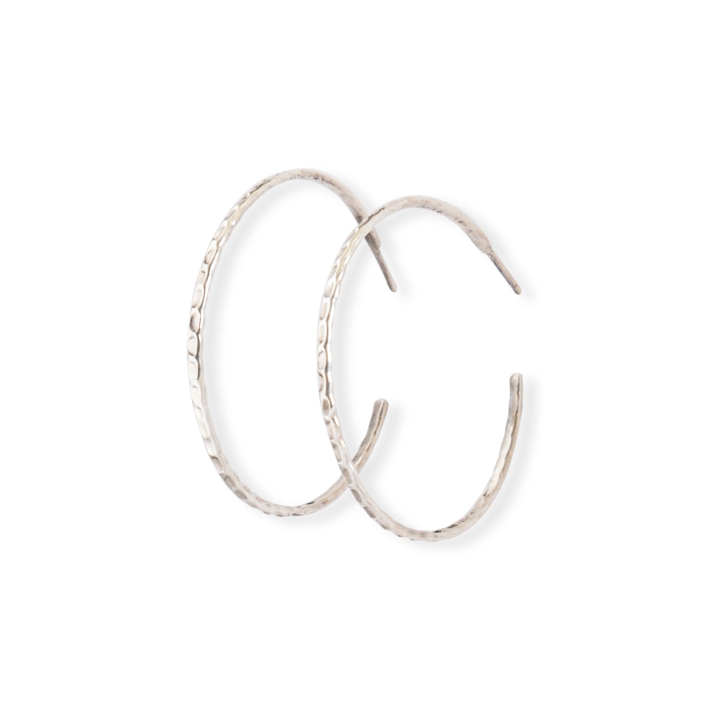 Hammered Thin Hoops Big