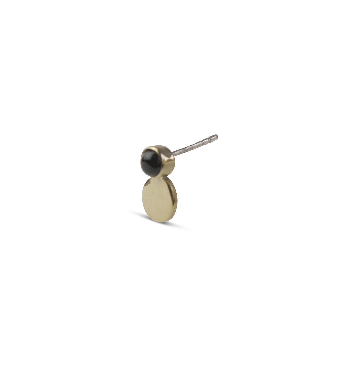 Two Circle Stone Ohrstecker
