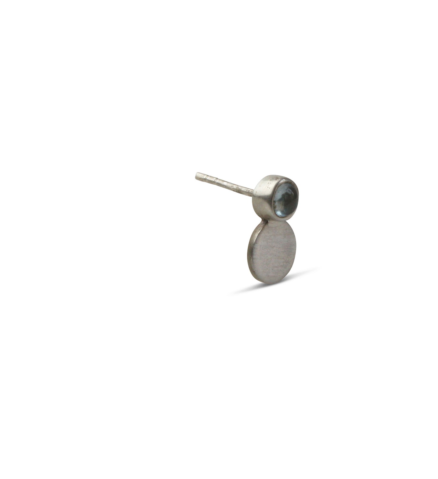 Two Circle Stone Ohrstecker
