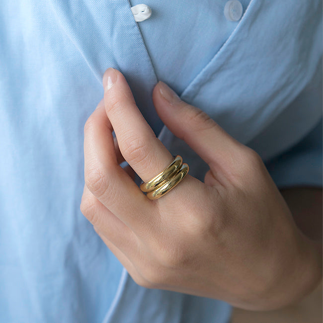 Double Tubes Ring