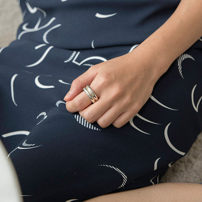 Double Tubes Ring