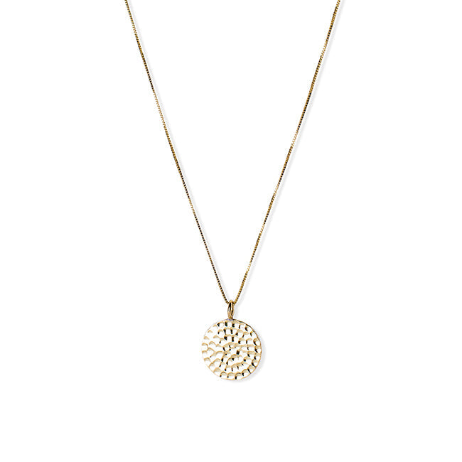 Round Hammered Kette