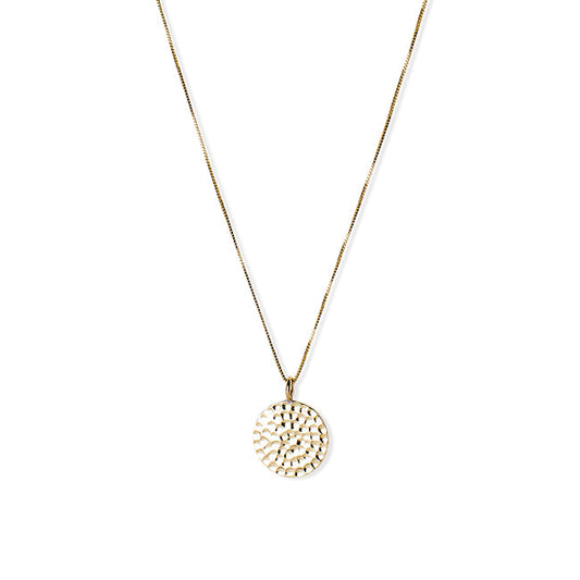 Round Hammered Kette