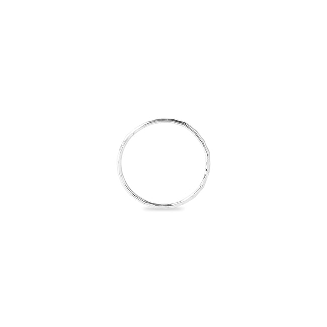 Hammered Thin Band Ring