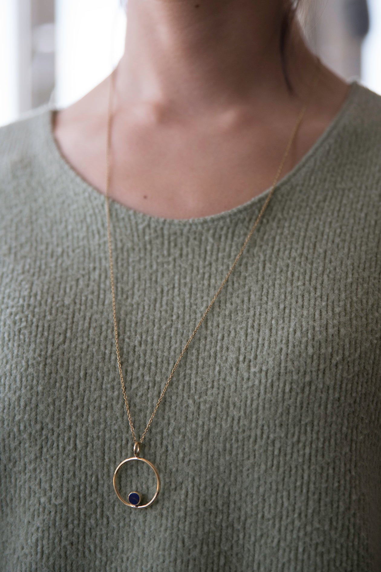 Circle Stone Kette