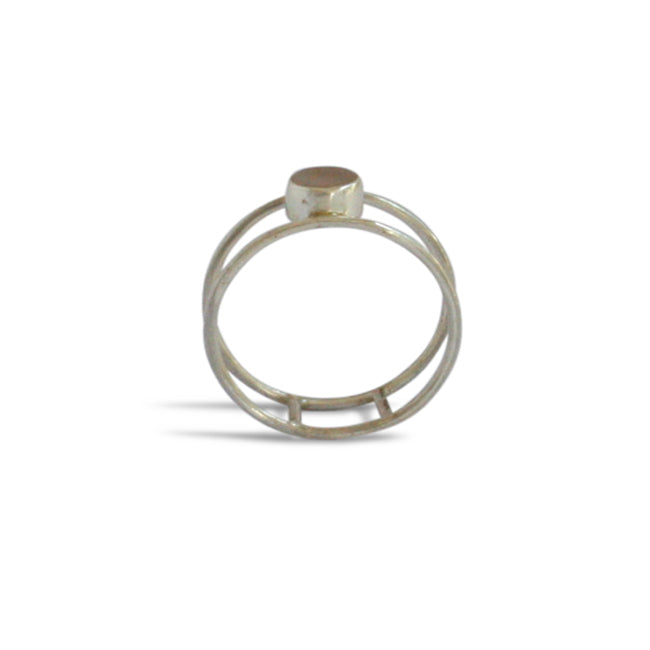 Circle Stone Ring