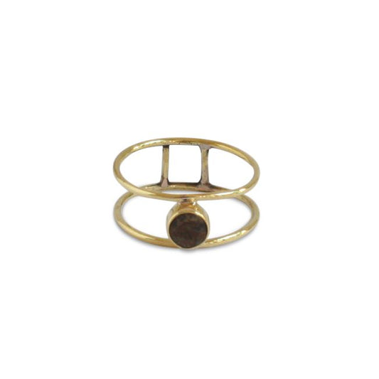Circle Stone Ring