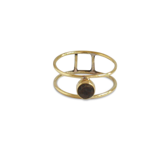 Circle Stone Ring