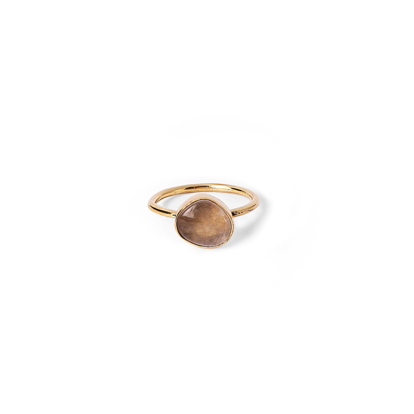 Asymmetric Stones Cabochon Ring