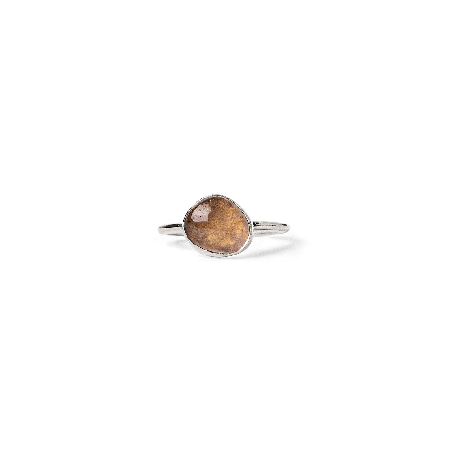 Asymmetric Stones Cabochon Ring