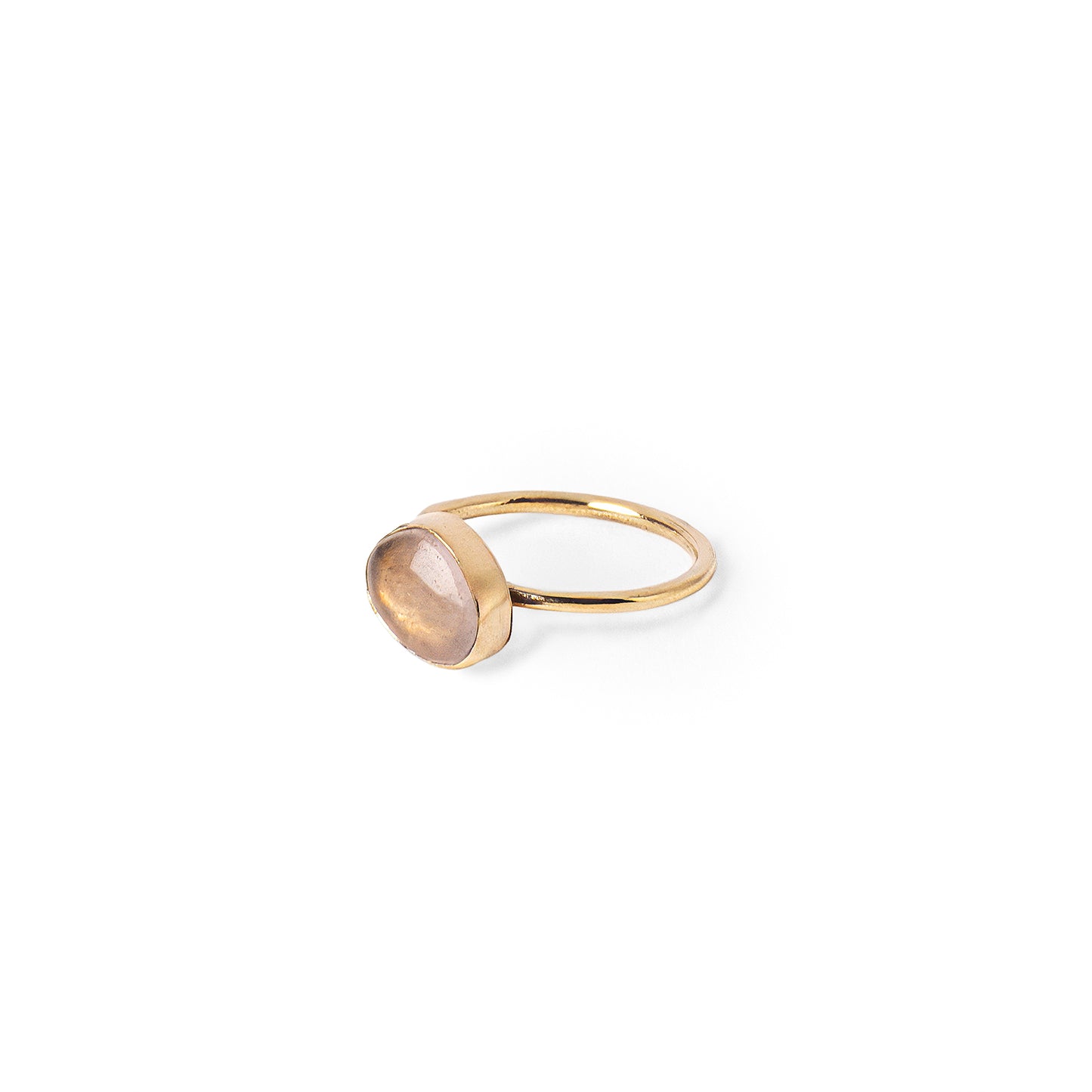 Asymmetric Stones Cabochon Ring