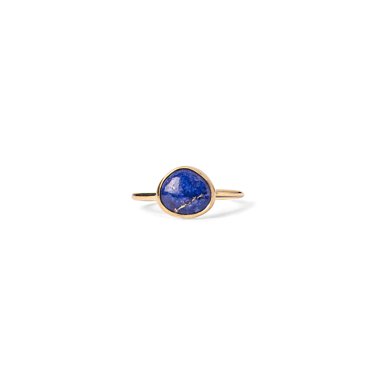 Asymmetric Stones Cabochon Ring